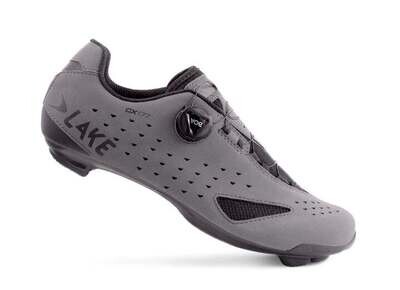 Lake Cycling Shoe CX 177 - Matte Grey / Black
