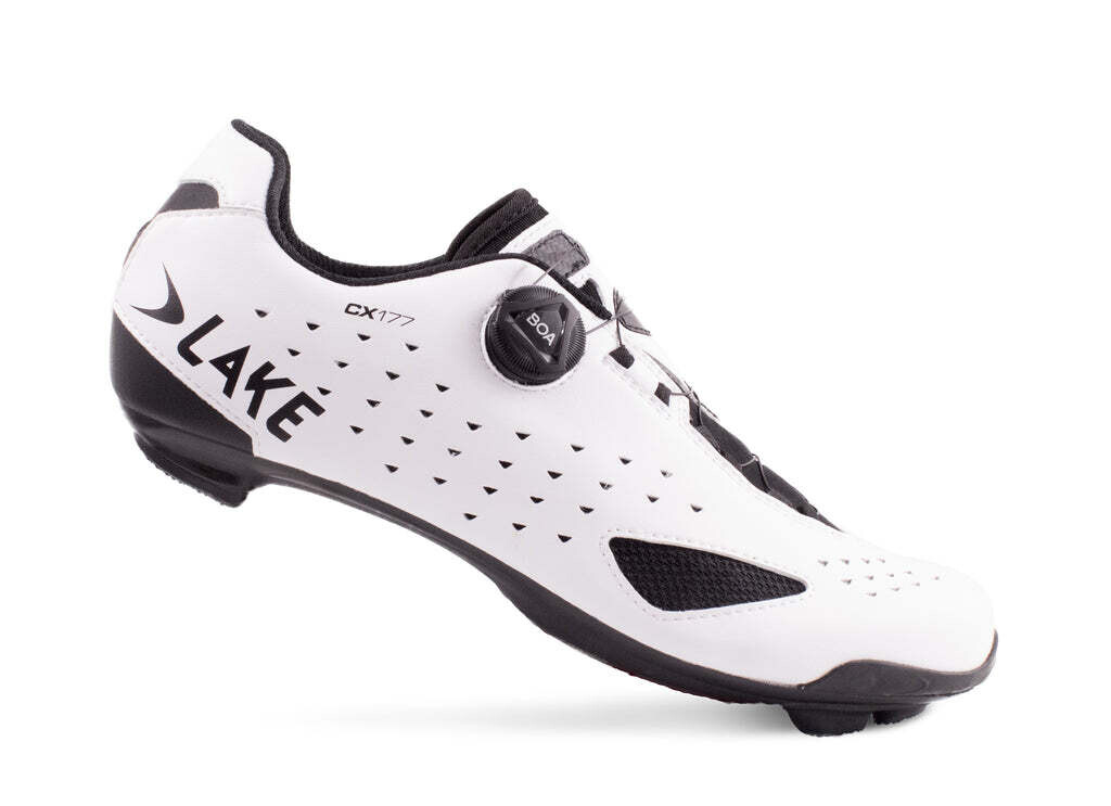 Lake Cycling Shoe CX 177 - White/Black