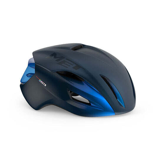 Met Manta MIPS - Blue Metallic | Matt Glossy