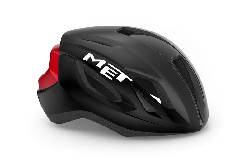 Met Strale CE - Black Red Metallic Glossy