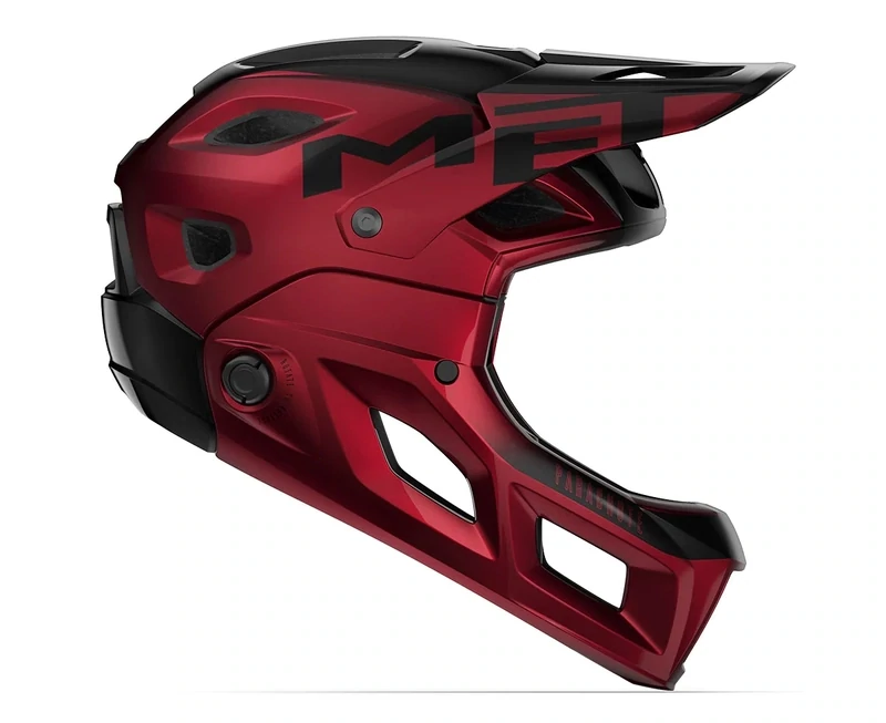 Met Parachute MCR Mips CE - Red Black Metallic