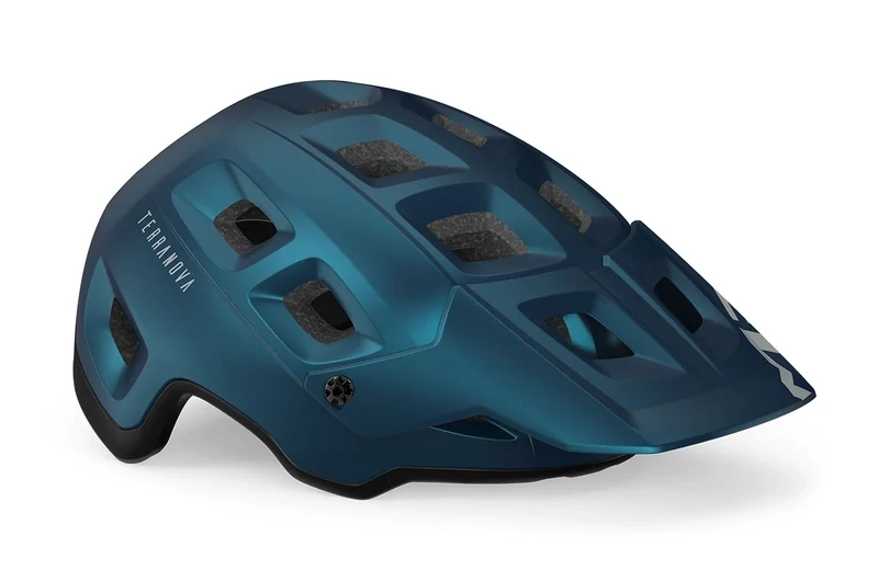 Met Terranova MIPS - Teal Blue Black Matt Metallic