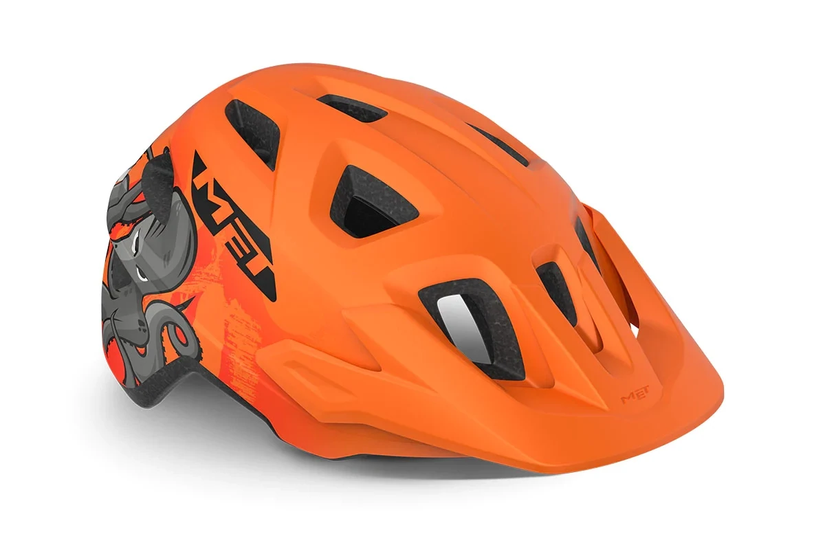 Met Eldar MTB Kids Cycling Helmet - Orange Octopus Matt