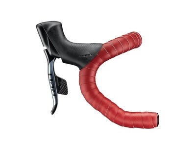 Ciclovation Advanced Leather Touch - 2D Carbon - Brilliant Red