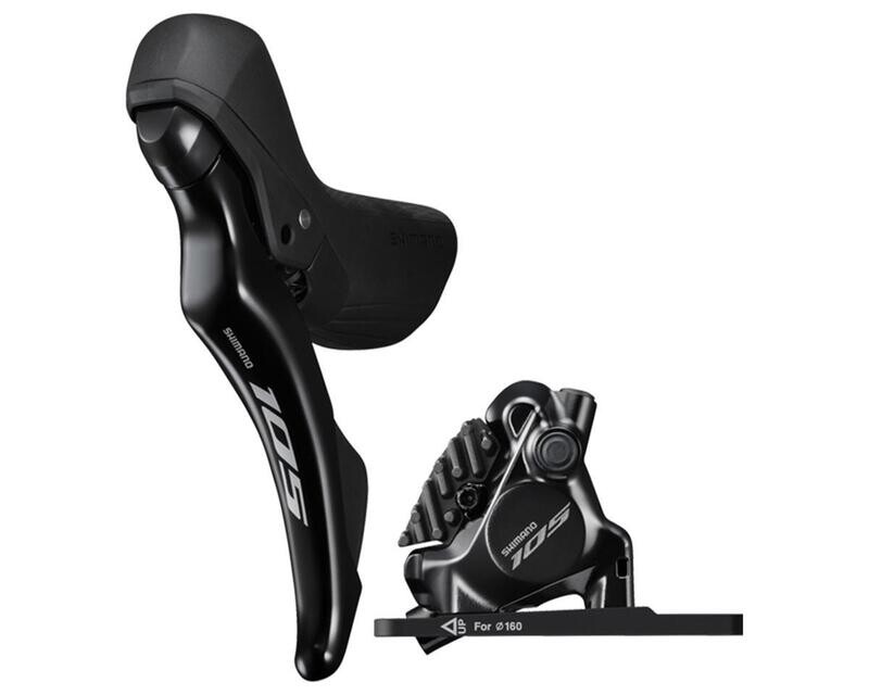 Shimano 105 ST-R7120-L Hydraulic Disc Brake 2 Speed J-Kit