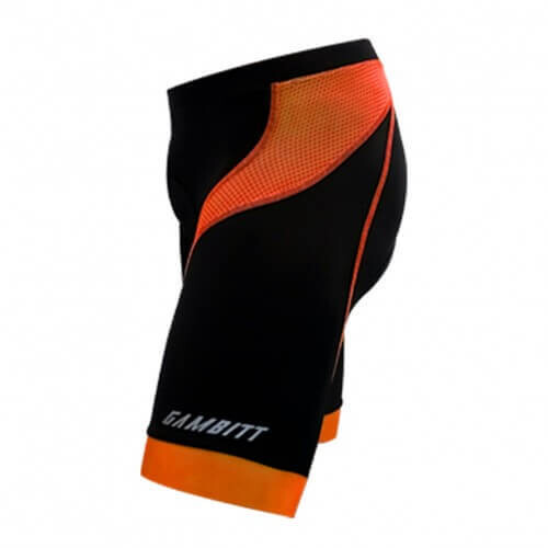 Gambitt Reckon Short - Black / Fluo Orange