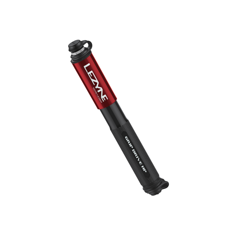 Lezyne Grip Drive High Pressure Pump - Red