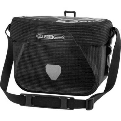 Ortlieb Ultimate Six High Visibility Handlebar Bag (Black Reflective)