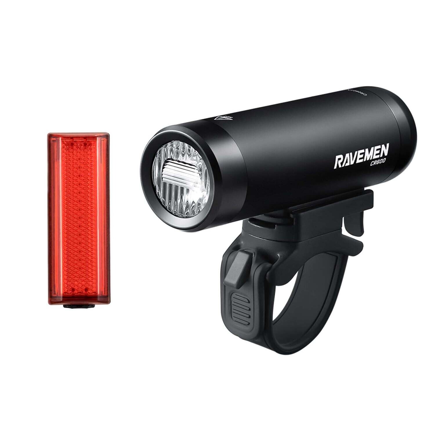 Ravemen CR600 &amp; TR20 Bicycle Front and Rear Combo Light LS-10
