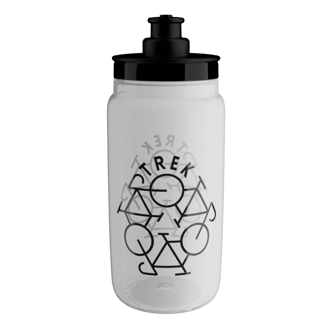 Trek Fly 550ml Water Bottle : Clear/Black
