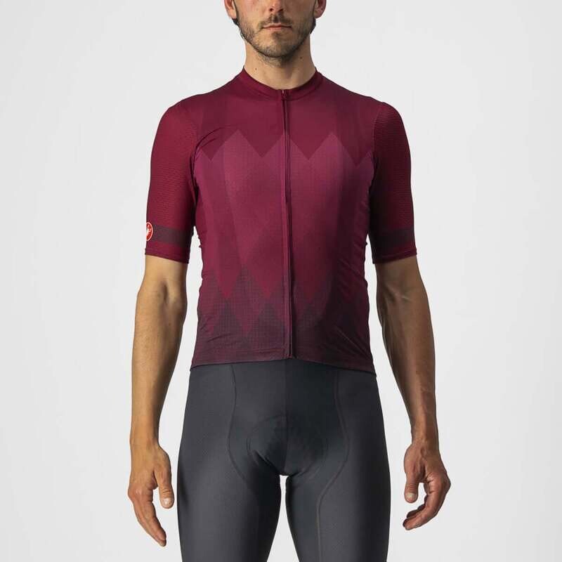 Castelli A Tutta Mens Cycling Jersey - Bordeaux