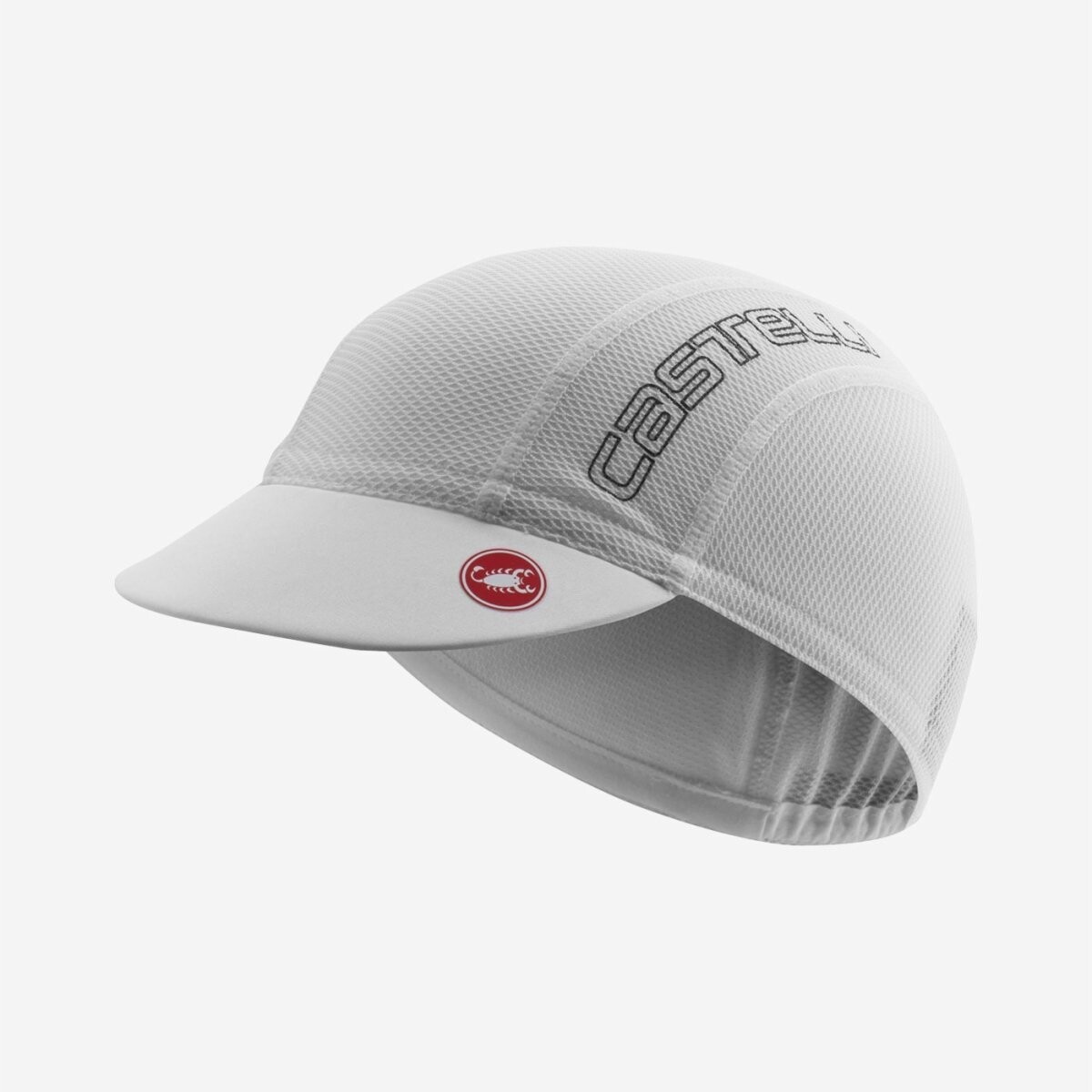 Castelli A/C 2 Cycling Cap - White and Cool Grey