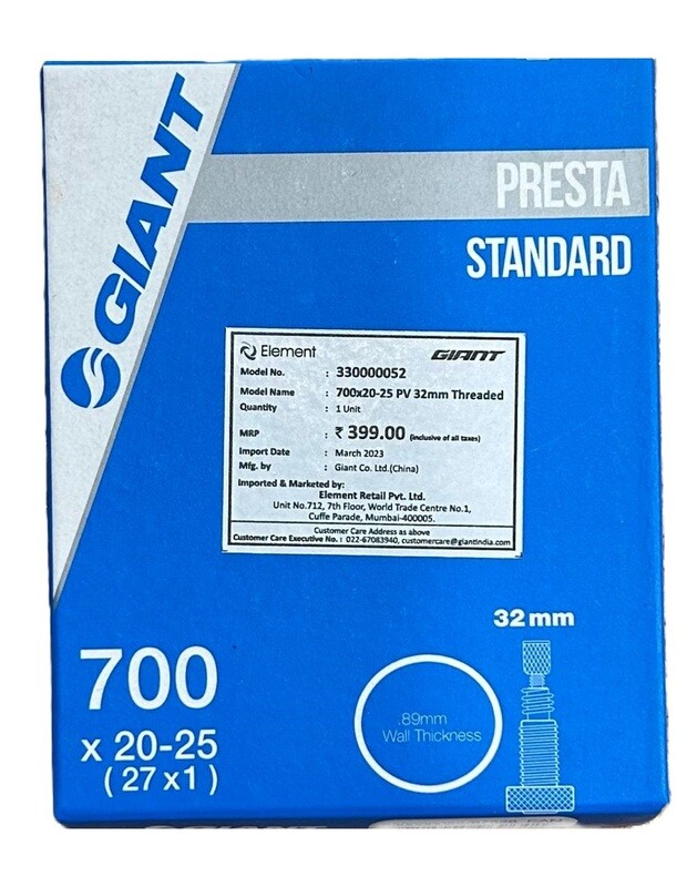 Giant Presta Tube Standard 700*20-25 PV 32mm