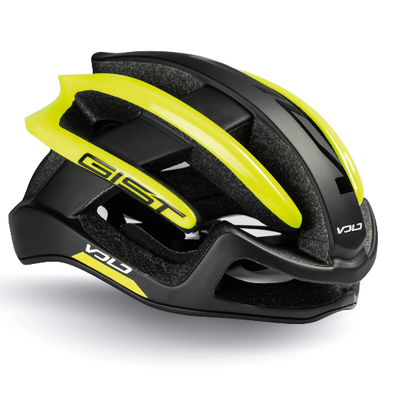 Gist Volo Cycling Helmet - Black/Neon Yellow (Open Box)