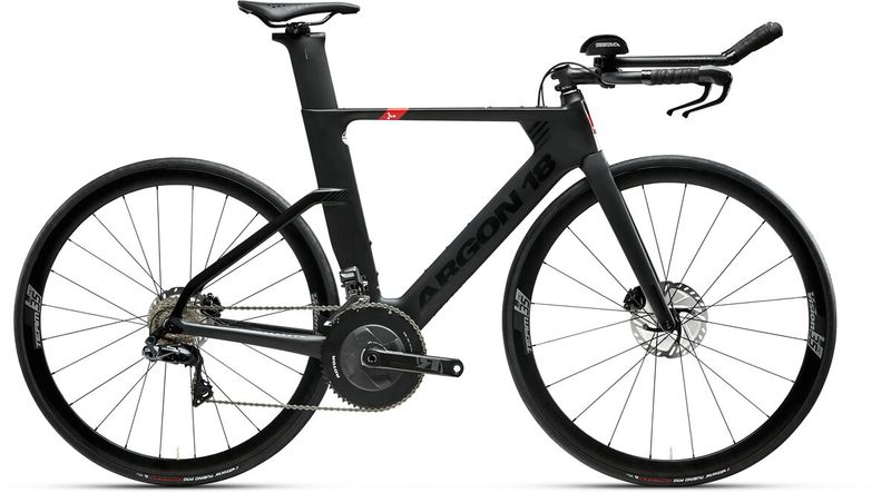Argon 18 E-117 Tri Disc Ultegra Di2 - Black Matt Gloss