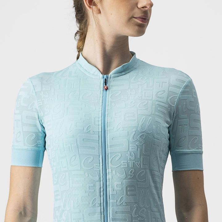 Castelli Promessa Jacquard Women Jersey - Skylight