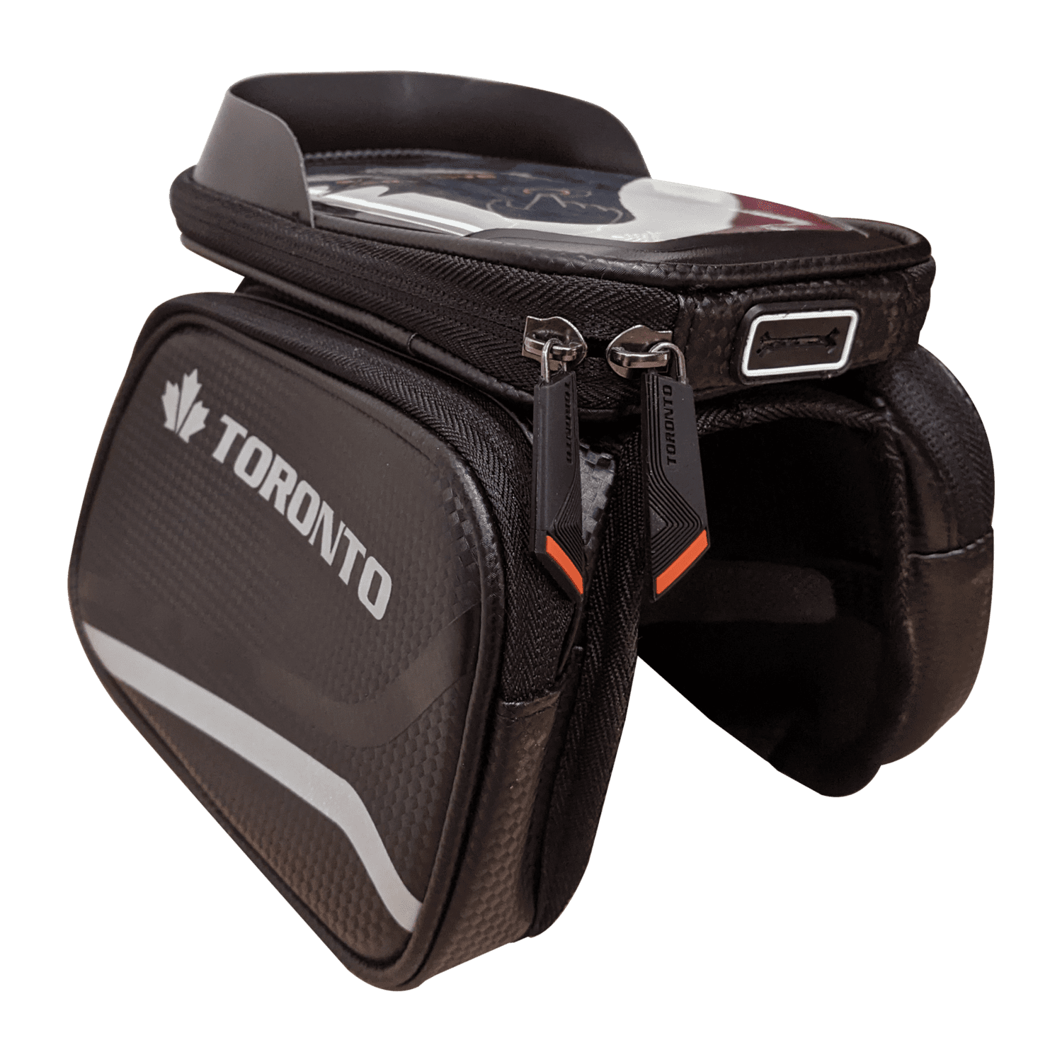 Toronto Triple Storage Frame Bag - Black