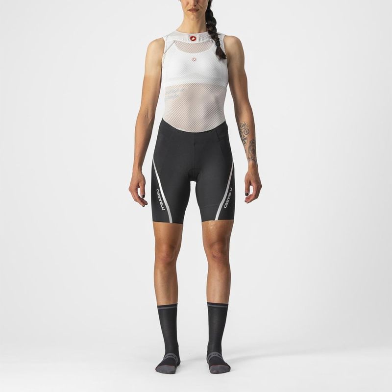 Castelli Velocissima 3 Shorts Women&#39;s - Black/Silver