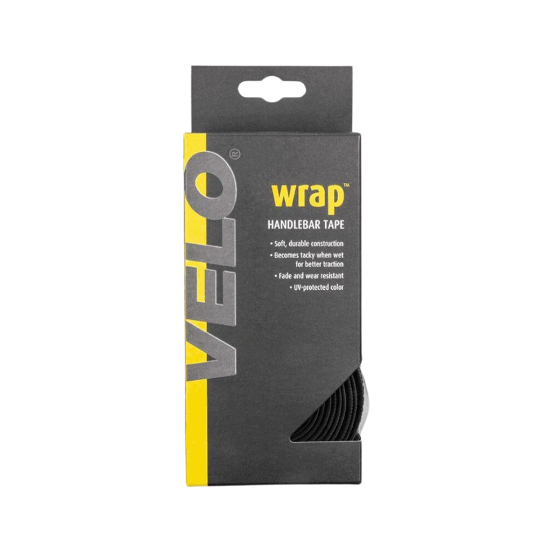 Velo Black Gel Cork Handlebar Tape Black