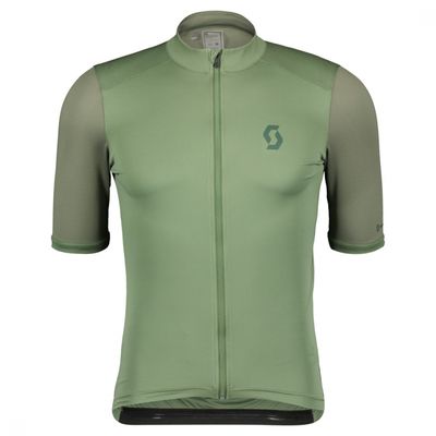 Scott Endurance 10 Short Sleeve Men&#39;s Cycling Jersey - Frost Green/Smoked Green