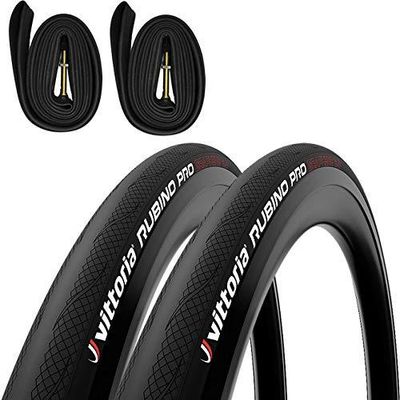Vittoria 700c Rubino Pro Twin Pack with Free Tubes dbykstore