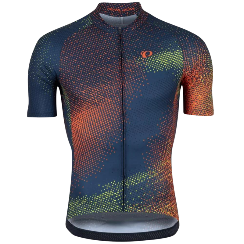 Pearl Izumi Attack Men&#39;s Cycling Jersey (Navy/Fuego Depth)