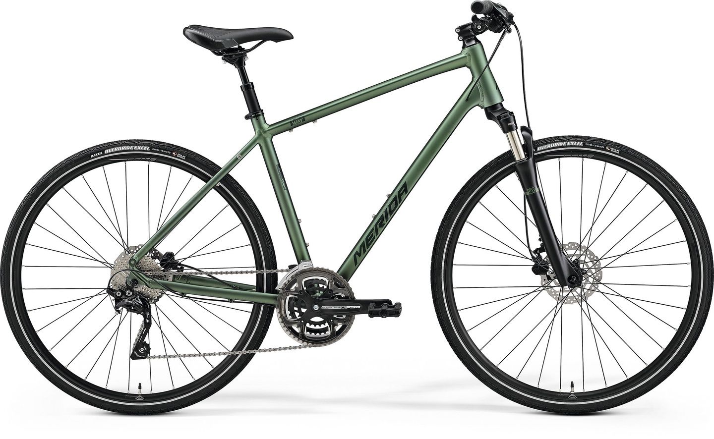 Merida Big Crossway 300 2022 - Matt Fog Green Dark Green