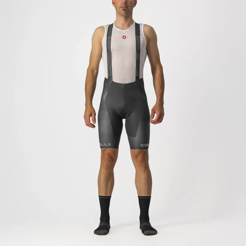 Castelli Free Aero RC Pro Bibshorts - Dark Gray / White
