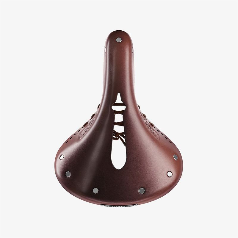 Brooks Saddle B17 Short Carved - Brown