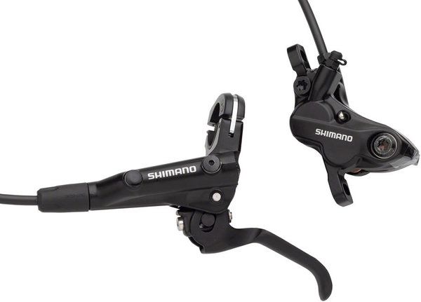 Shimano Deore BL-MT501/BR-MT520 Disc Brake and Lever - Front, Hydraulic, Post Mount, Black