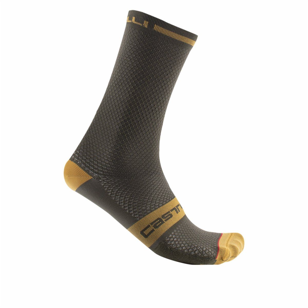 Castelli Superleggera T18 Socks - Steel Blue Orange