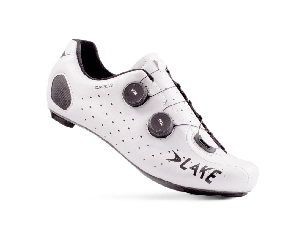 Lake Cycling Shoe CX 332-X Wide - White/White (Refurbished)