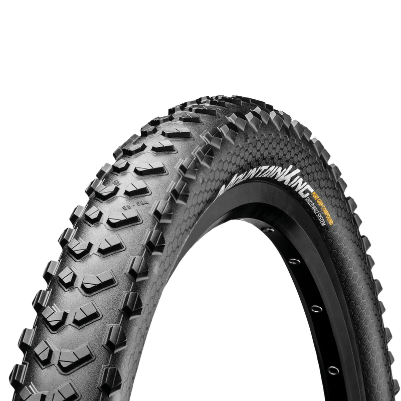 Continental Grand Prix Mountain King Shieldwall 27.5&quot; Tubeless Ready Folding Tire (Black/Black)