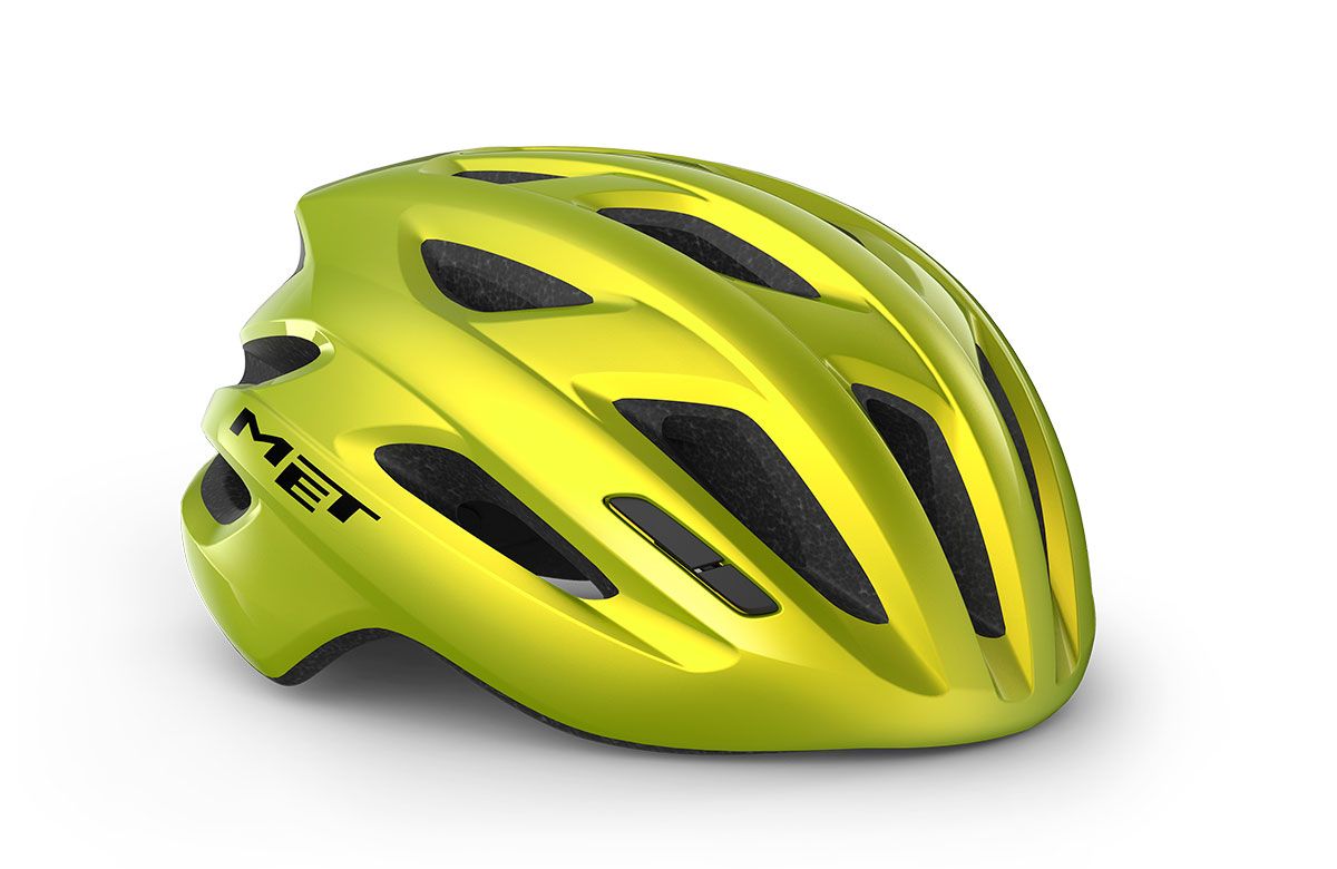 Met Idolo Road Cycling Helmet - Lime Yellow Metallic Glossy