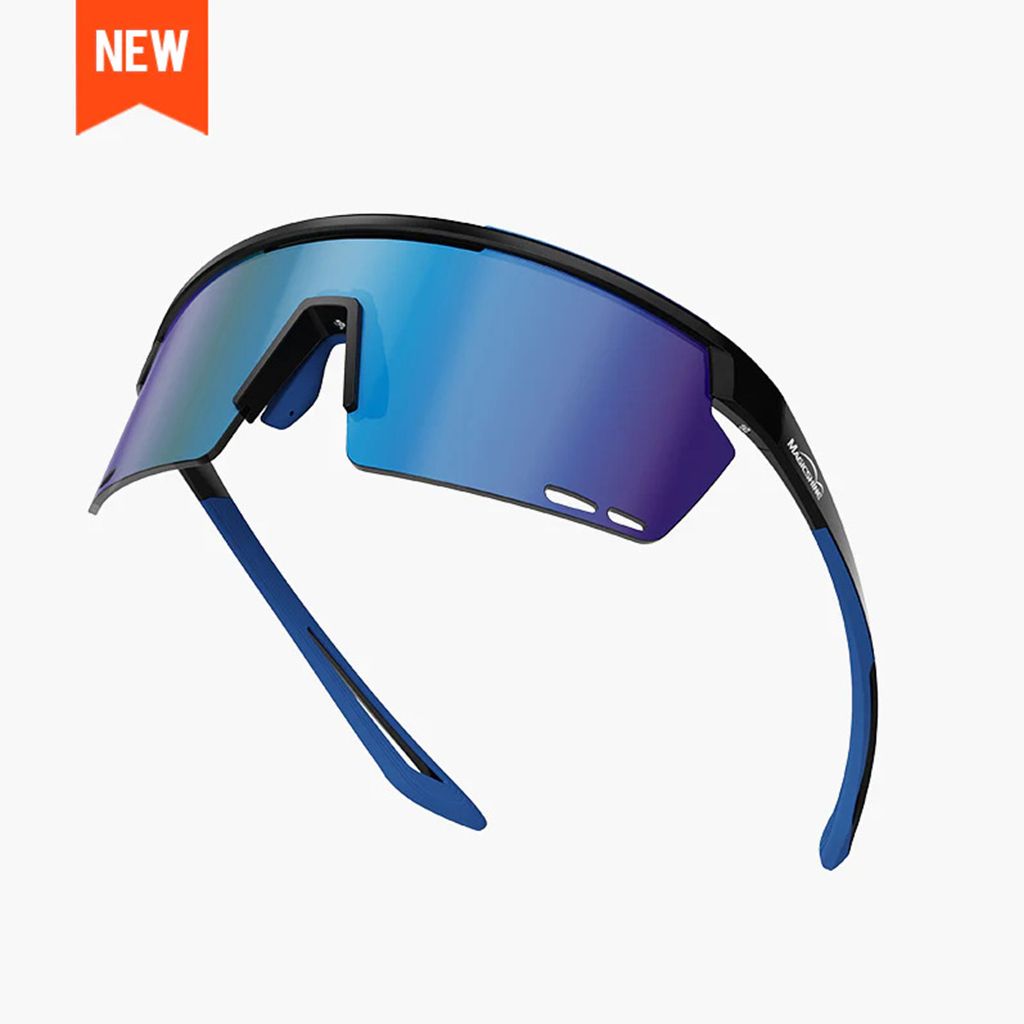 Magicshine Rouler Classic Sports Sunglasses - Black/Blue