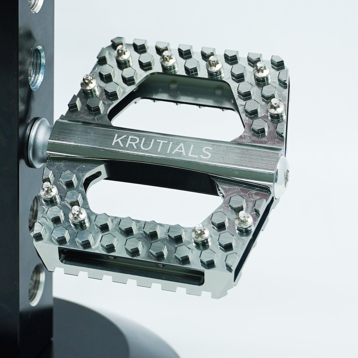 Krutials Platform Pedals - Titanium Grey