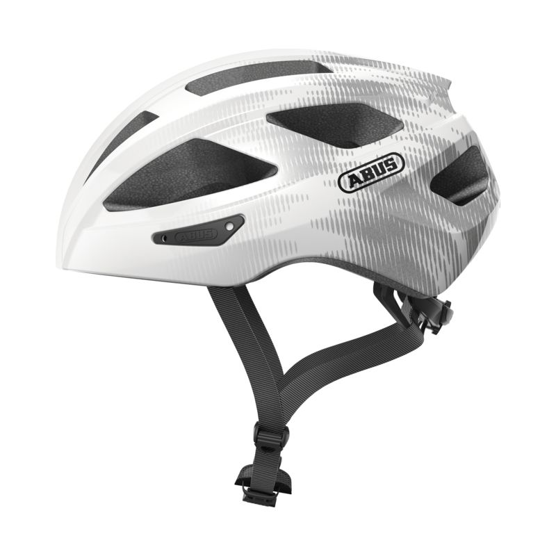 Abus Macator Helmet - White Silver