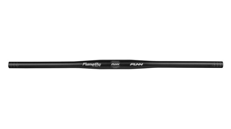 FUNN FLAME PG FLAT BAR Ø31.8 / 710mm / Blast Black,PG AL6061, 9° Back, 31.8mm, ano. finish