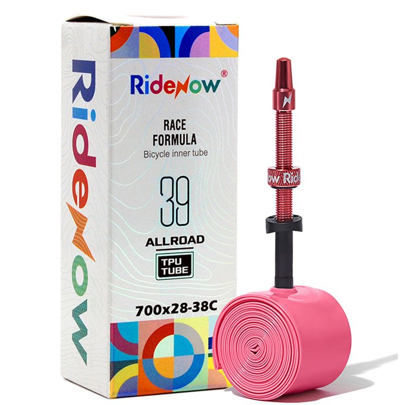 RideNow 700x28-38c Light TPU Inner Tube-Alum. Valve (39g)