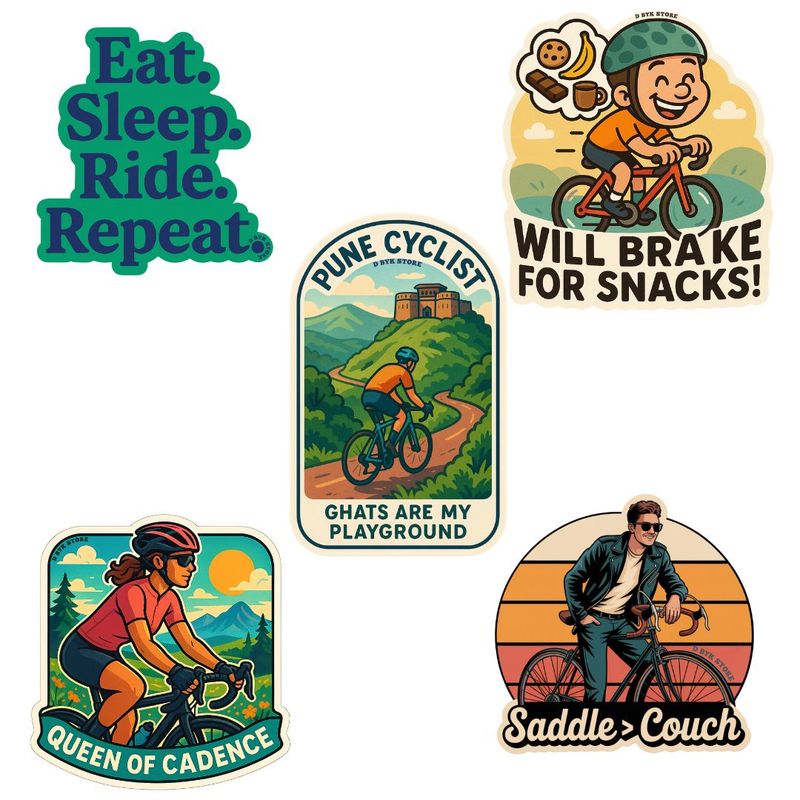 D Byk Store Cycling Acrylic Fridge Magnets — Limited Edition