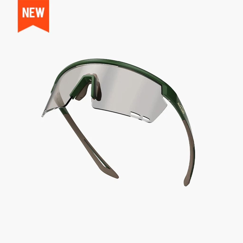 Magicshine Rouler Photochromic Sunglasses - Green/Brown