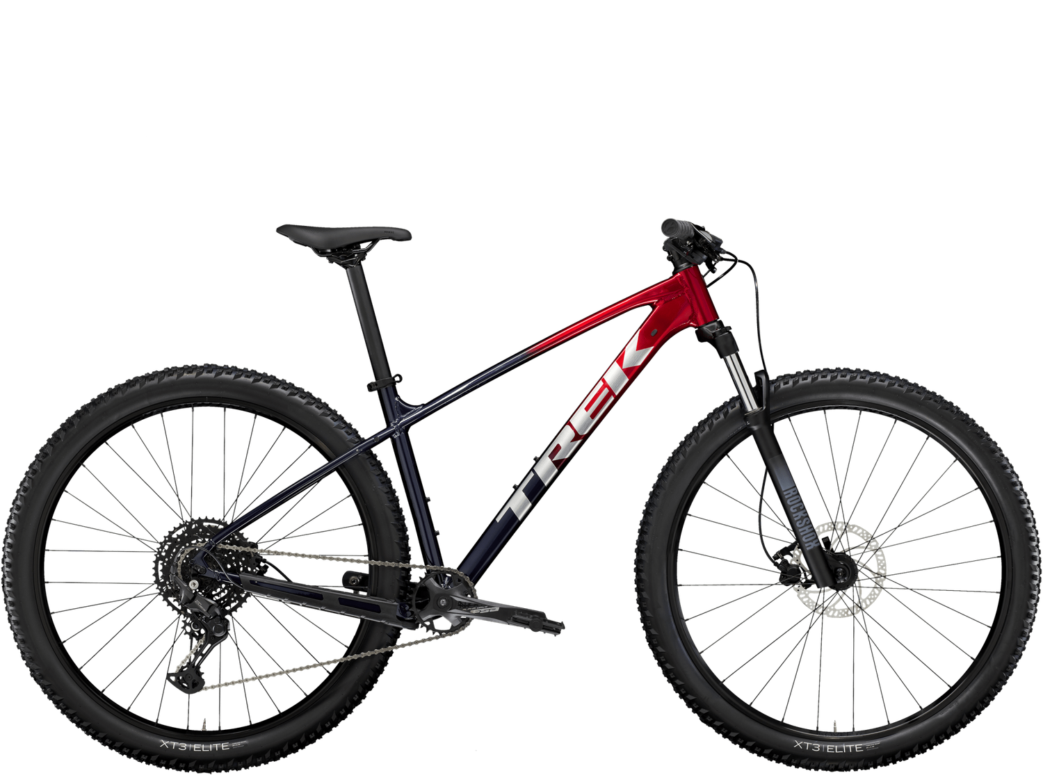 Trek Marlin 6 Gen 3 - Rage Red to Deep Dark Blue Fade