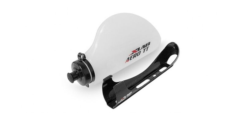 Xlab Front Hydration Aero TT System Carbon Cage &amp; Clear Bottle
