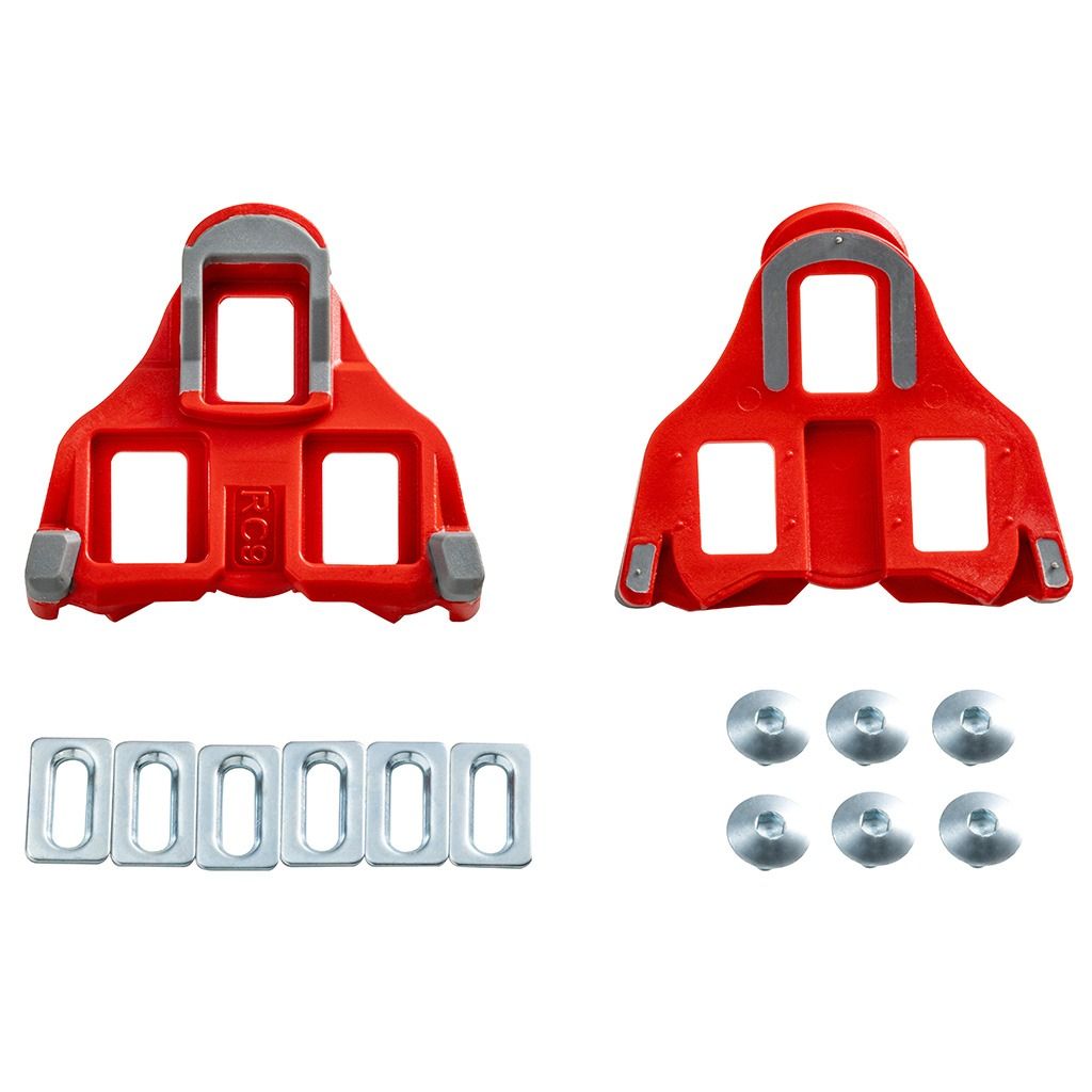 Wellgo RC-9B Cleat For Road Pedal (Shimano SPD-SL Compatible) - Red
