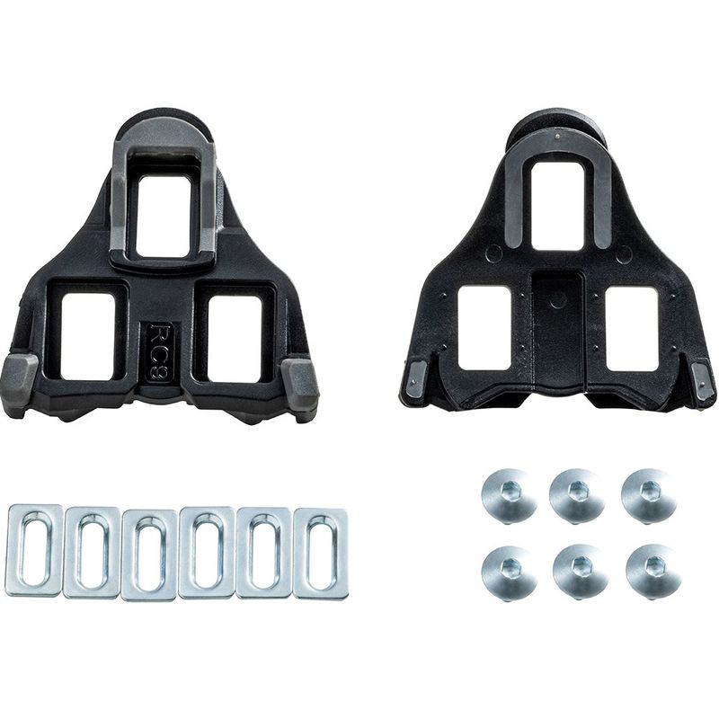 Wellgo RC-9D Cleat For Road Pedal (Shimano SPD-SL) (0 Deg Float) - Black