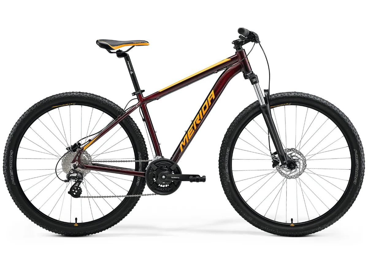 Merida Big Nine 15 - Burgundy Red / Orange