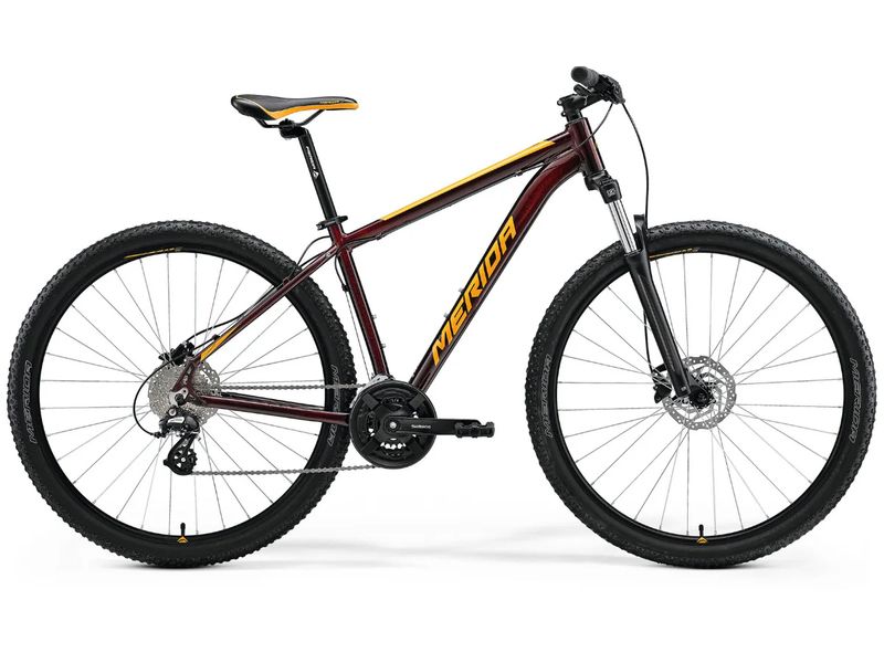 Merida Big Nine 15 - Burgundy Red / Orange