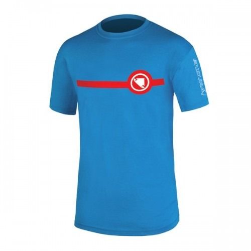 Endura Stripe Tee - Ocean