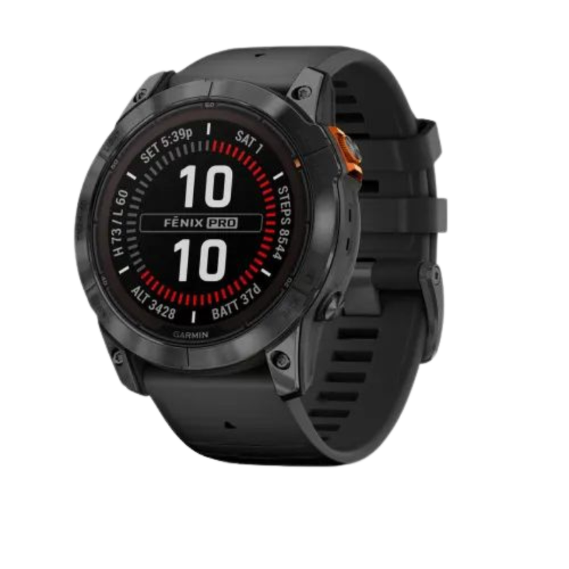 Garmin Fēnix® 7X Pro – Solar Edition - Slate Grey with Black Band