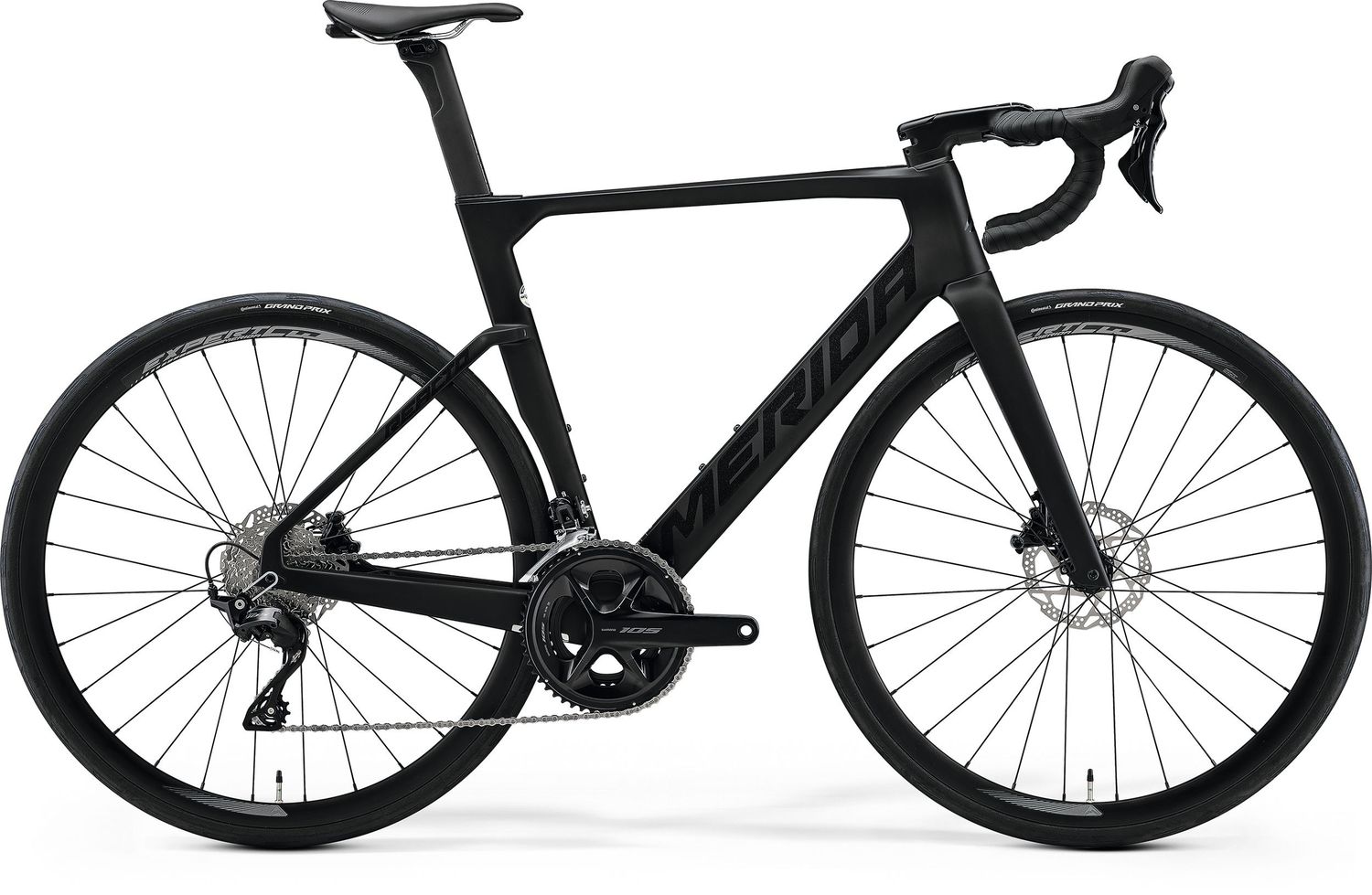 Merida Reacto 4000 - Silk Black (Glossy Dark Silver)